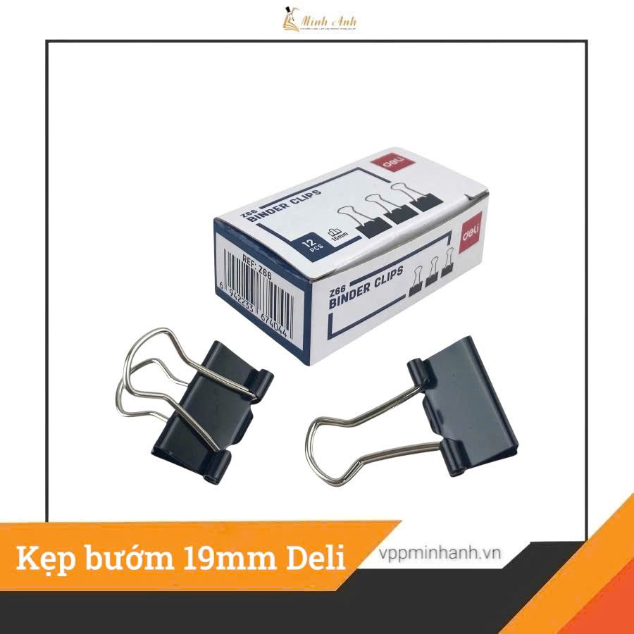 Kẹp bướm 19mm Deli